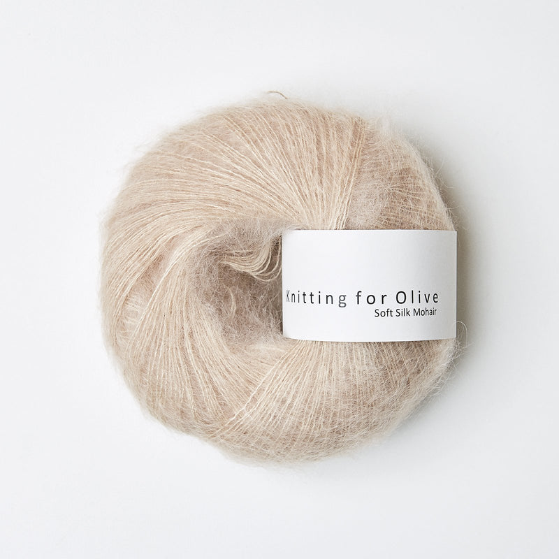 Knitting for Olive Soft Silk Mohair - Powder