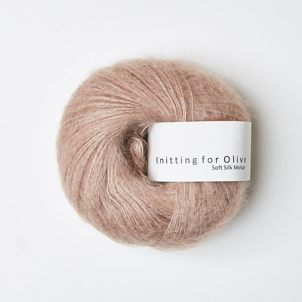 Knitting for Olive Soft Silk Mohair - Rose Clay