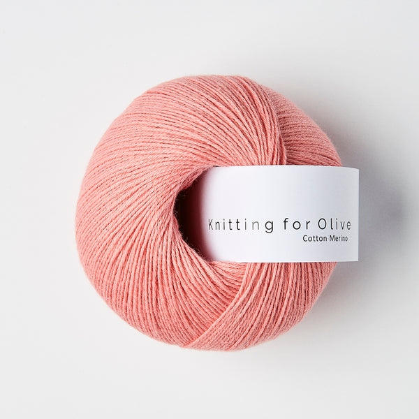 Knitting for Olive Cotton Merino - Coral