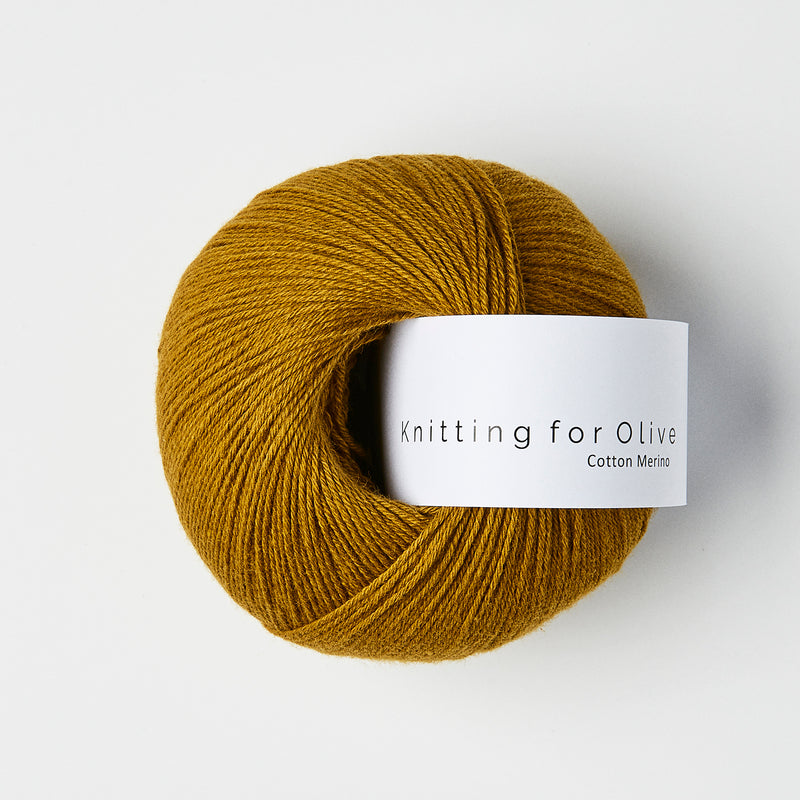 Knitting for Olive Cotton Merino - Dark Ocher