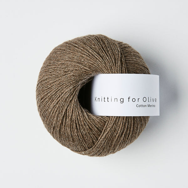 Knitting for Olive Cotton Merino - Bark –
