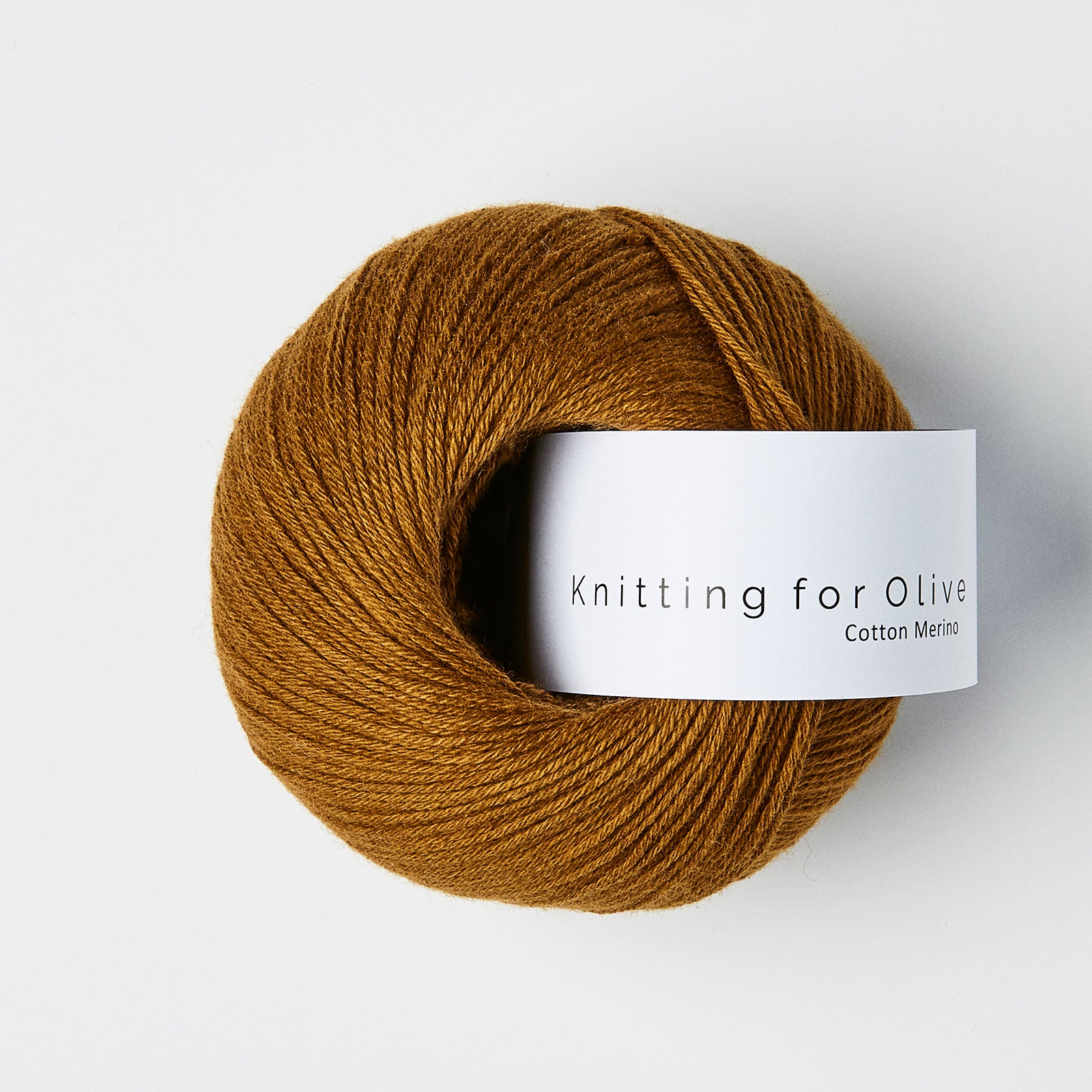 Cotton Merino - Ocher Brown