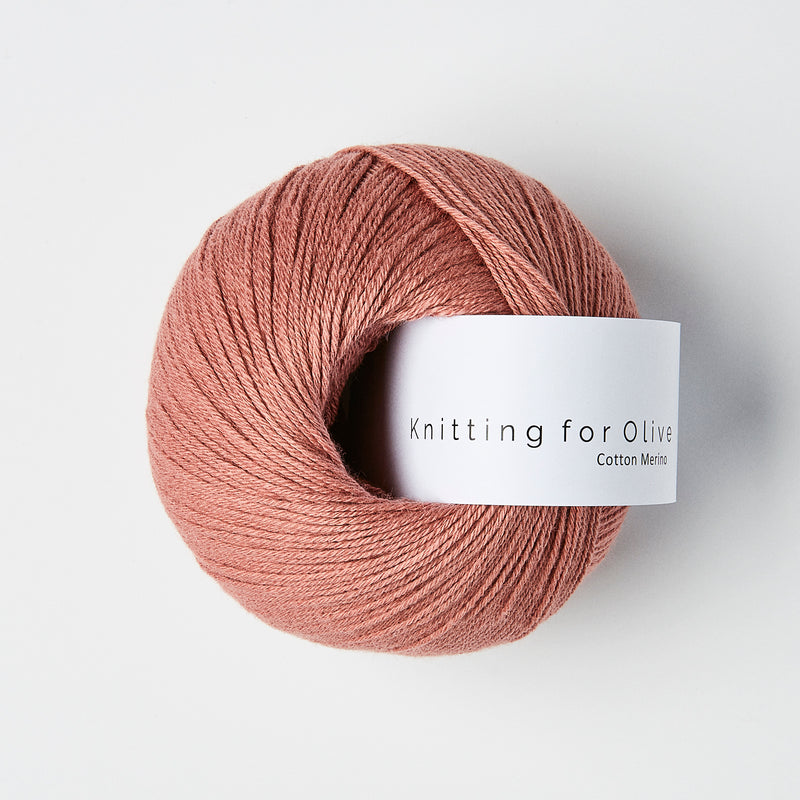fantastisk Takke der ovre Knitting for Olive Cotton Merino - Terracotta Rose – knittingforolive.com