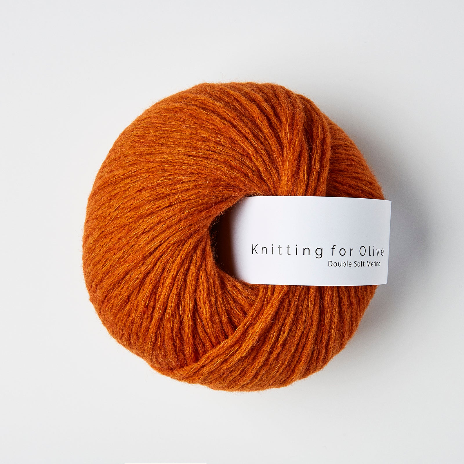 Knitting for Olive Double Soft Merino – Brent oransje
