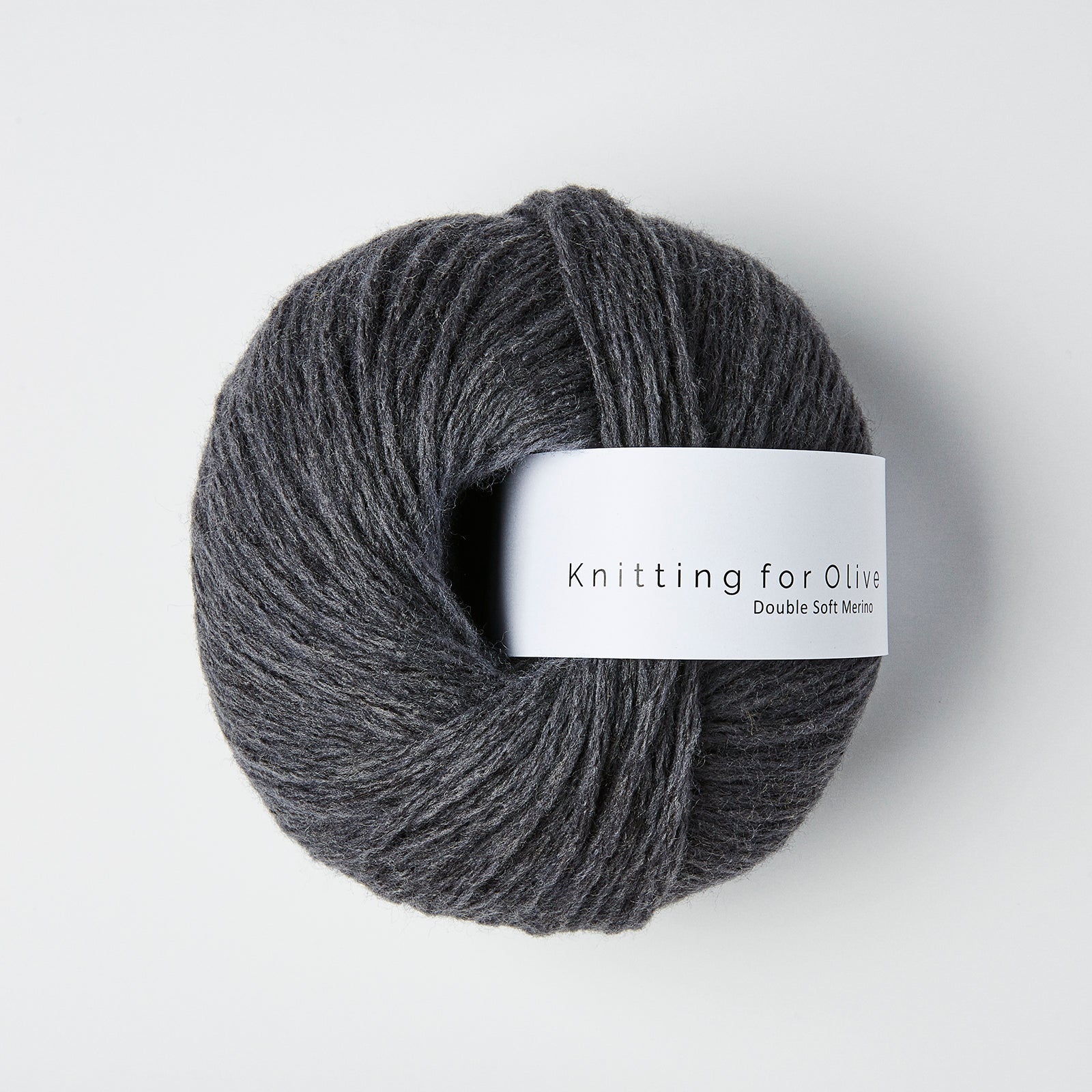 Knitting for Olive Double Soft Merino – Kullgrå