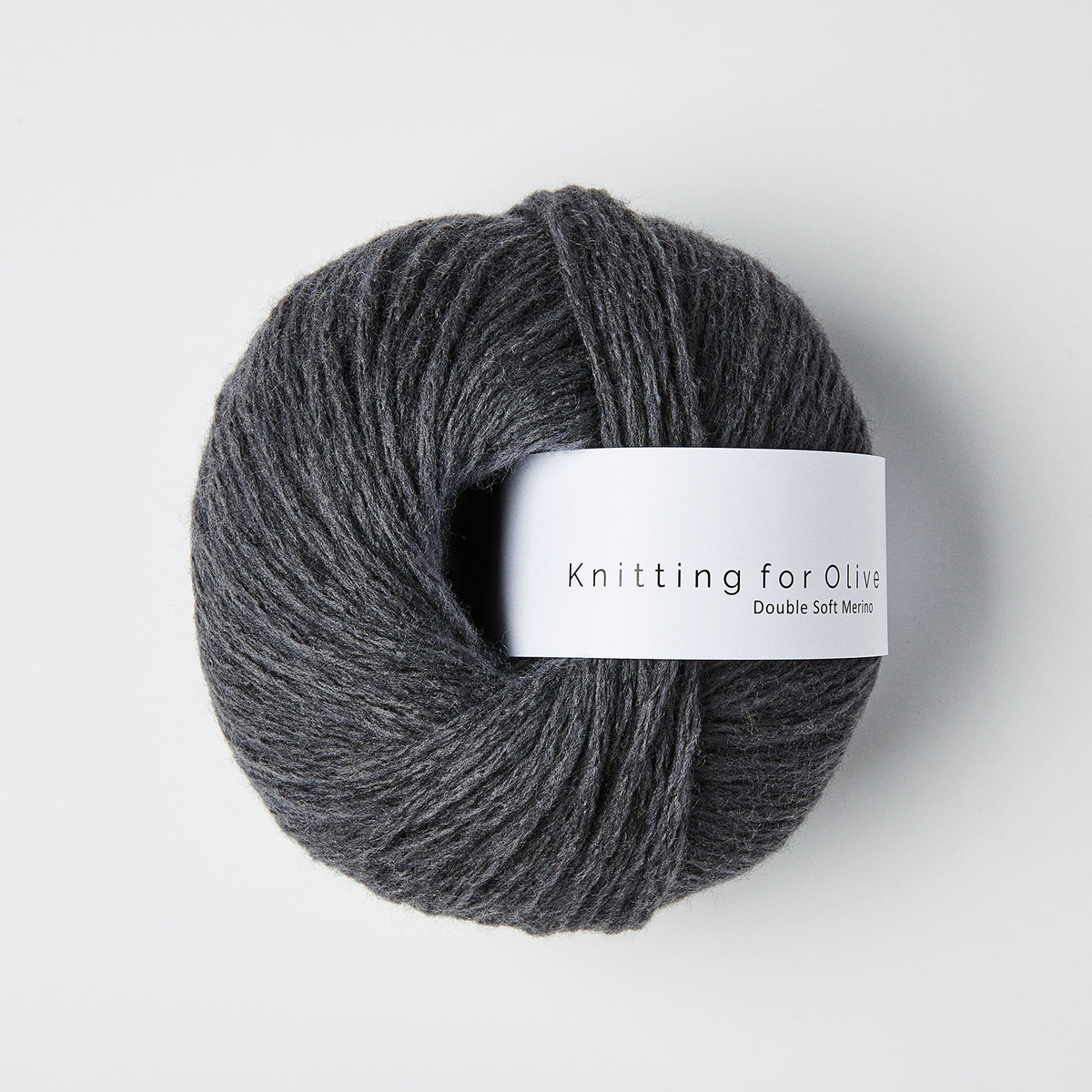 Knitting for Olive Double Soft Merino – Kullgrå
