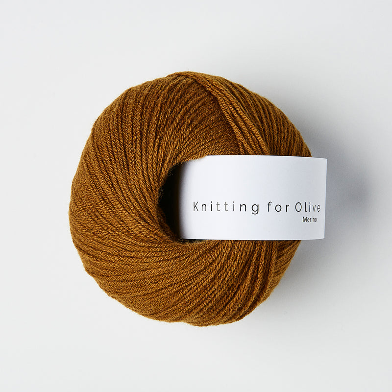 Knitting for Olive Merino - Ocher Brown