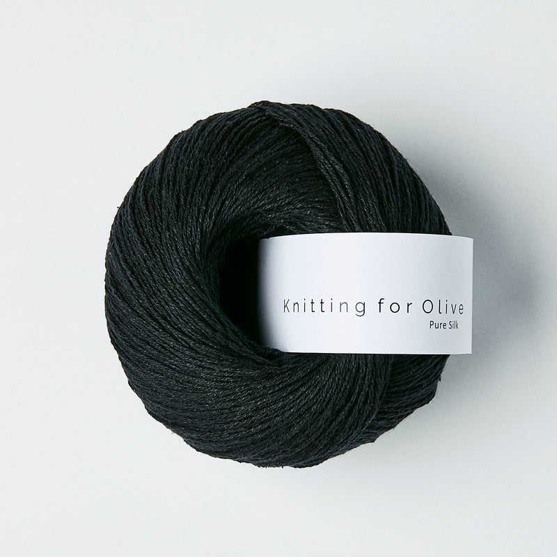 Knitting for Olive Pure Silk - Coal