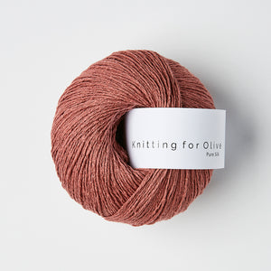 Knitting for Olive Pure Silk  Plum