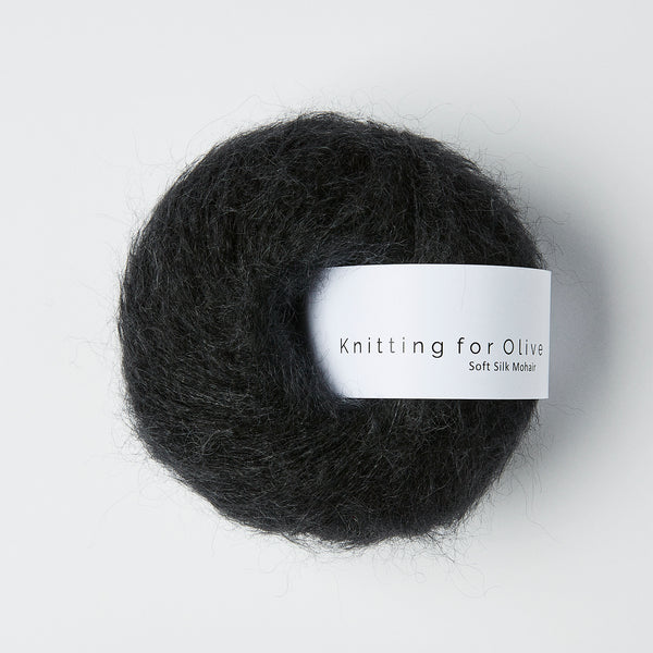Knitting for Olive Soft Silk Mohair - Licorice