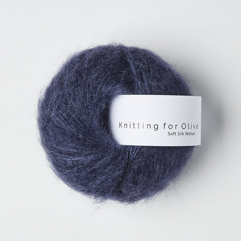 Knitting for Olive Soft Silk Mohair - Dark Blue