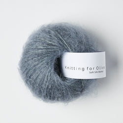Knitting for Olive Soft Silk Mohair - Dusty Petroleum Blue