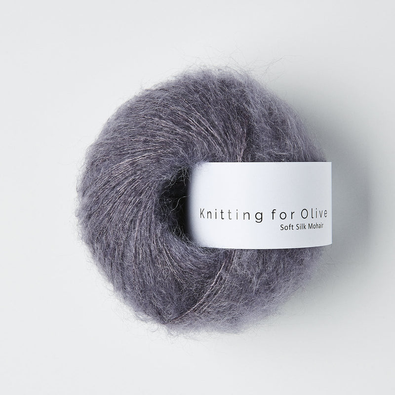Knitting for Olive Soft Silk Mohair - Dusty Violette