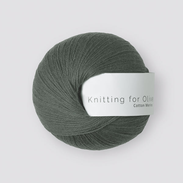Knitting for Olive Cotton Merino - Dunkles Meeresgrün