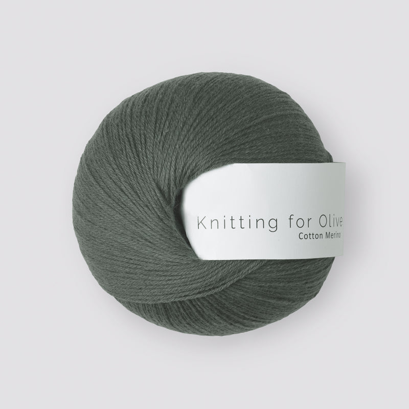 Knitting for Olive Cotton Merino - Dunkles Meeresgrün