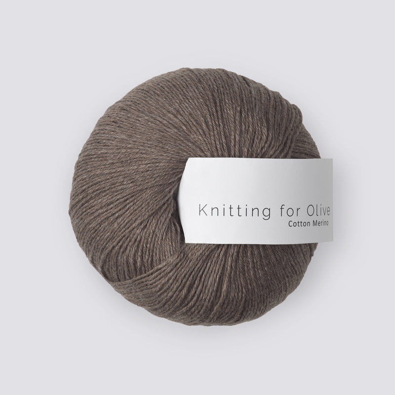 Knitting for  Olive Cotton Merino - Mole