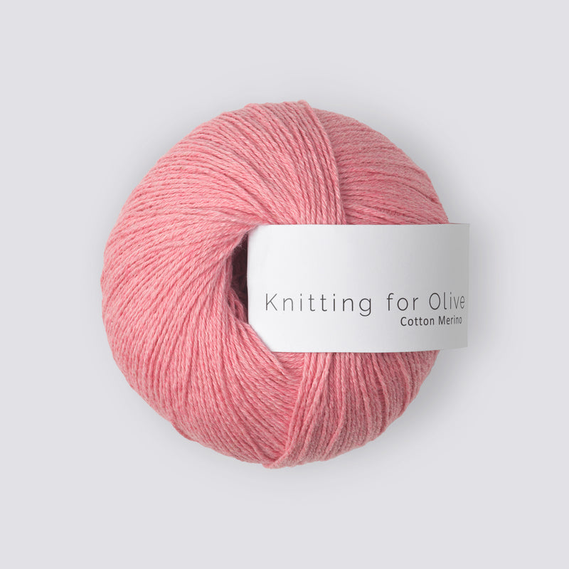 Knitting for  Olive Cotton Merino - Strawberry Icecream