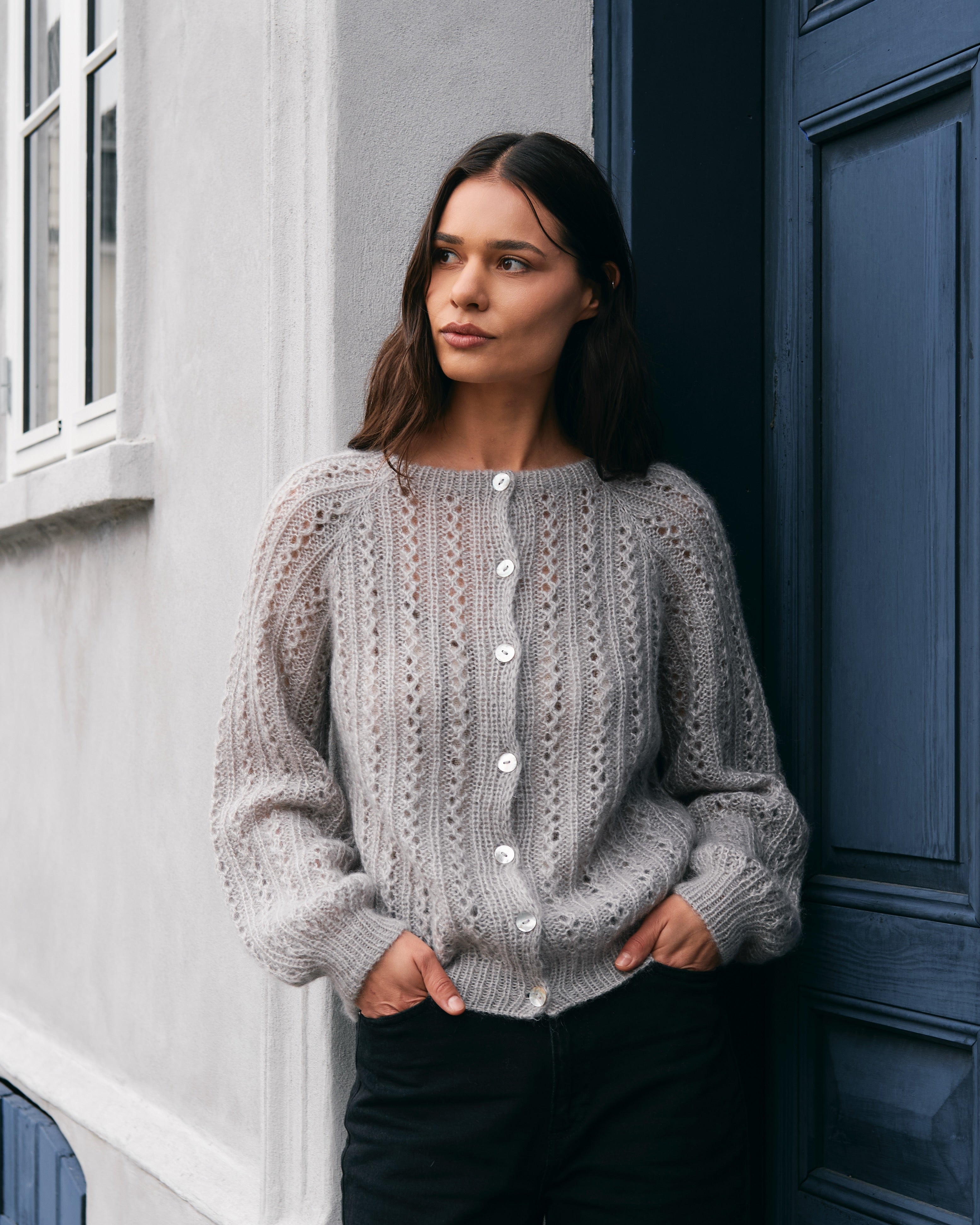 Waffle Cardigan
