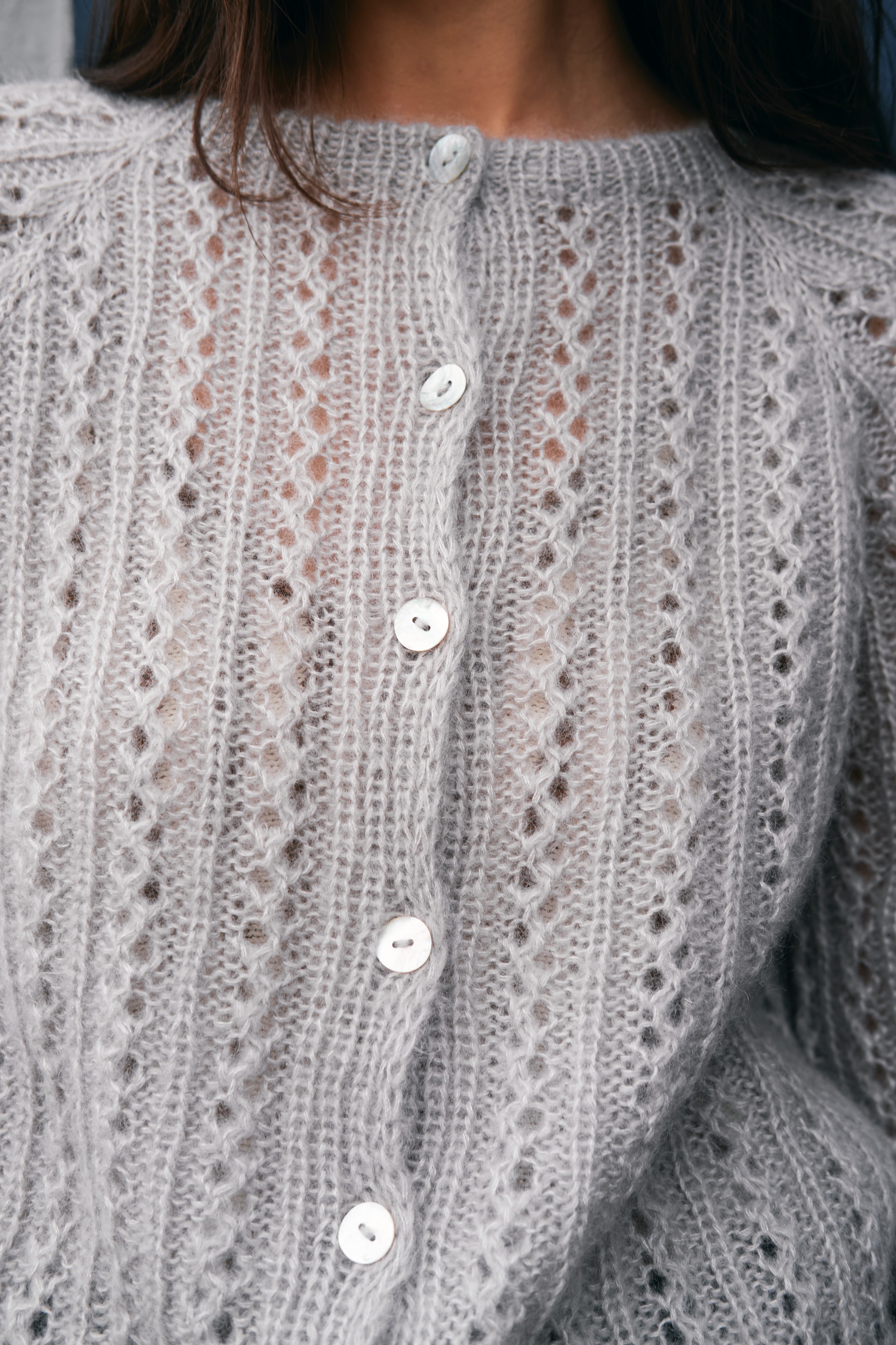 Waffle Cardigan