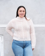 Ribbed Cable Sweater