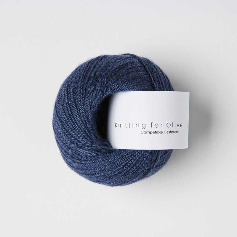 Knitting for Olive Compatible Cashmere - Navy Blue