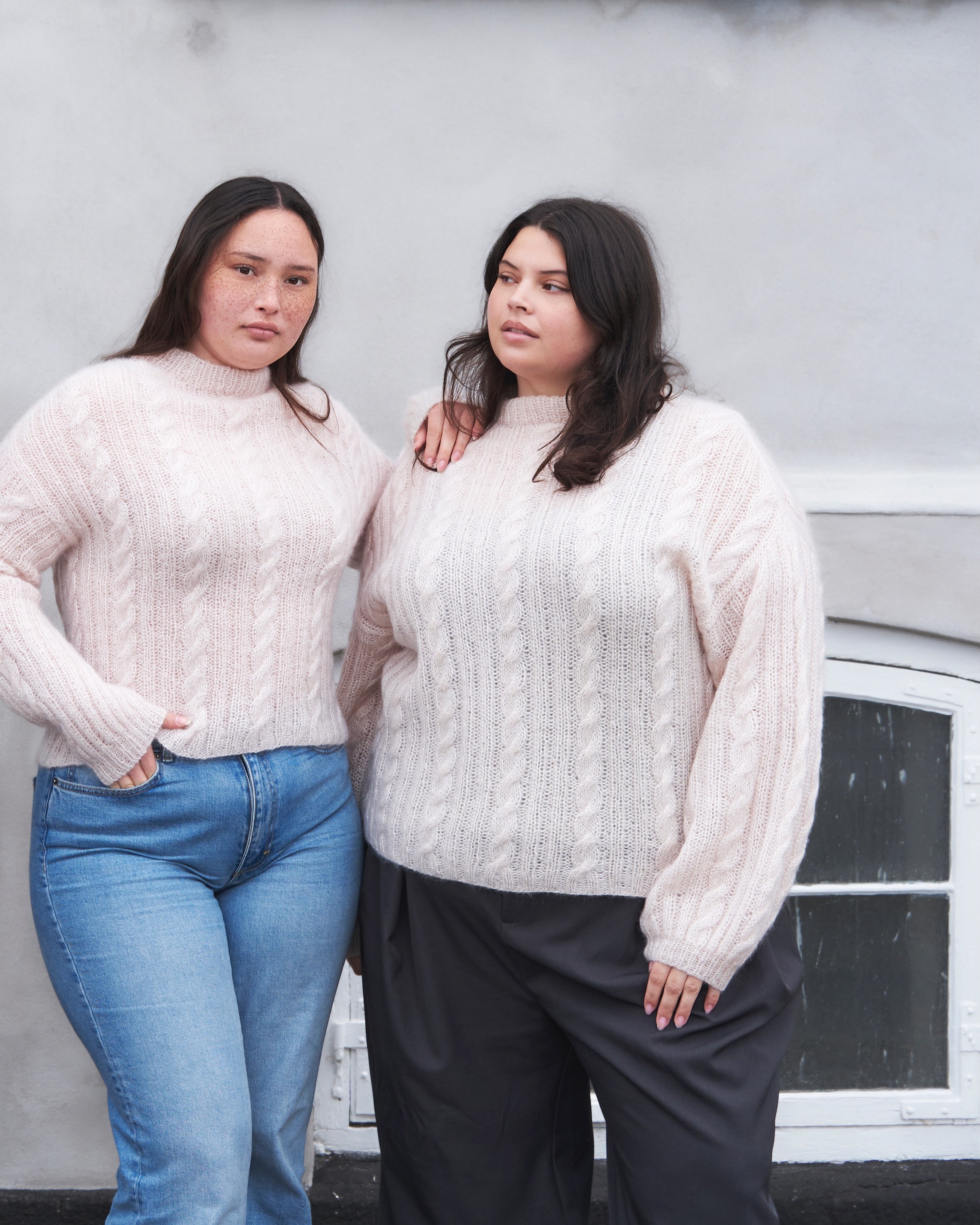 Ribbed Cable Sweater