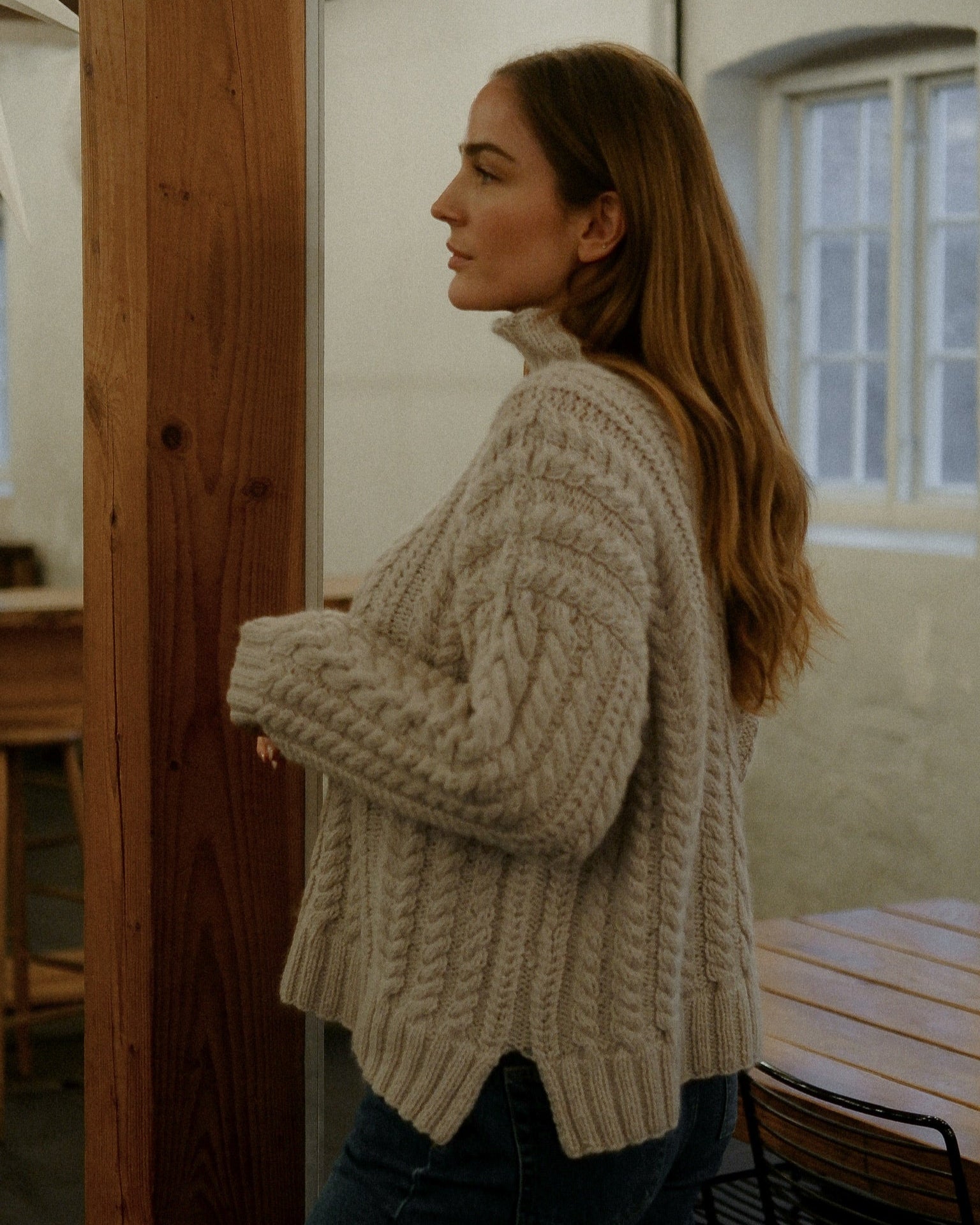 Chunky Cable Sweater