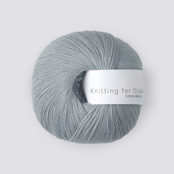 Knitting for Olive Cotton Merino - Soft Blue<br>