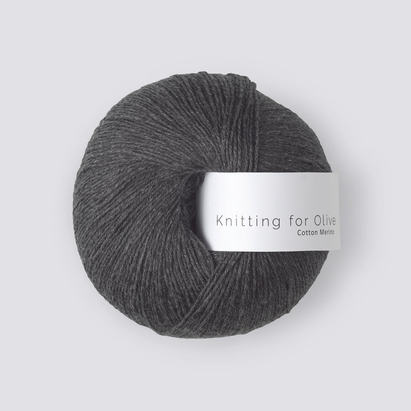 Knitting for Olive Cotton Merino - Thunder Cloud<br>