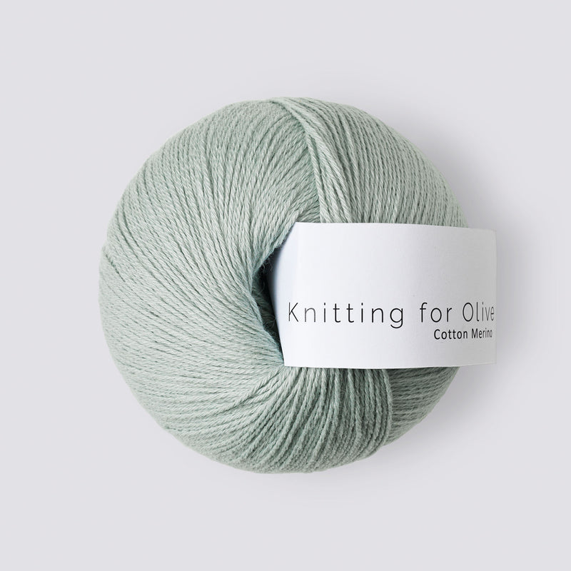 Knitting for Olive Cotton Merino - Soft Mint<br>