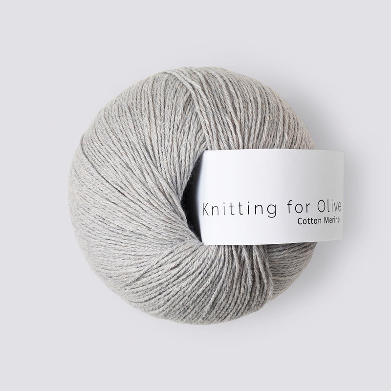 Knitting for Olive Cotton Merino - Pearl Gray<br>