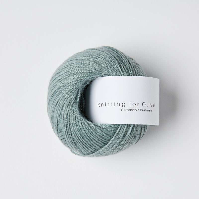 Knitting for Olive Compatible Cashmere - Dusty Aqua<br>