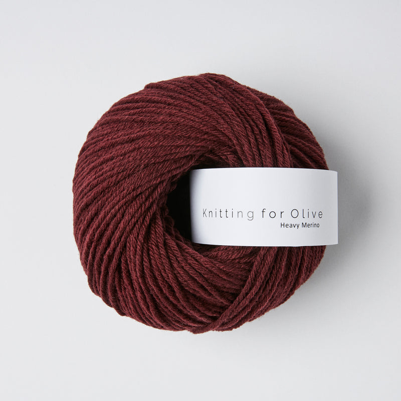 Knitting for Olive HEAVY Merino - Bordeaux