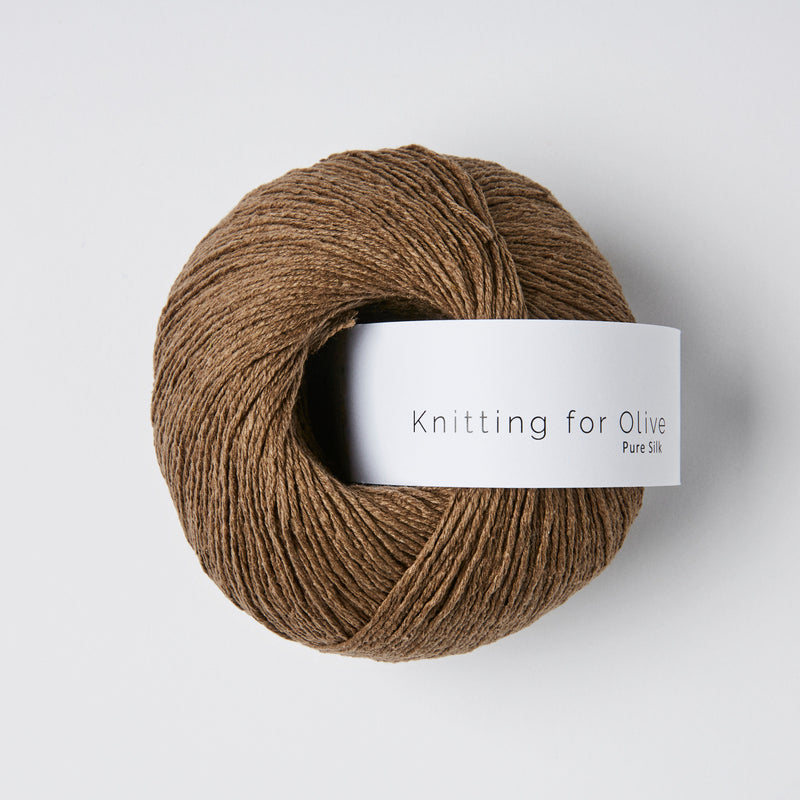 Knitting for Olive Pure Silk - Bark<br>