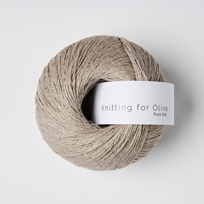 Knitting for Olive Pure Silk - Oatmeal<br>