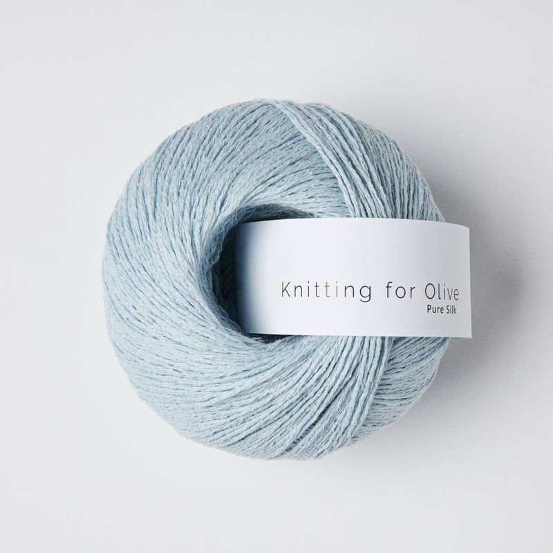 Knitting for Olive Pure Silk - Ice Blue<br>