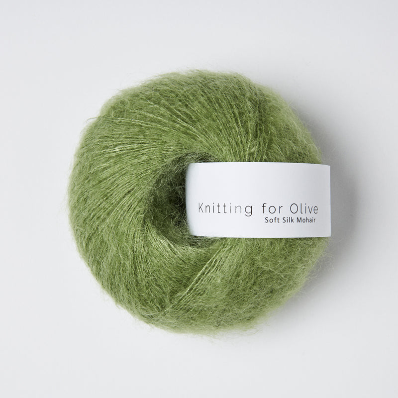 Knitting for Olive Soft Silk Mohair - Pea Shoots<br>