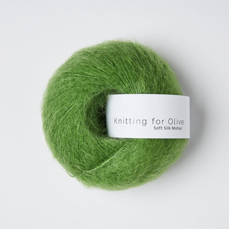 Knitting for Olive Soft Silk Mohair - Clover Green<br>