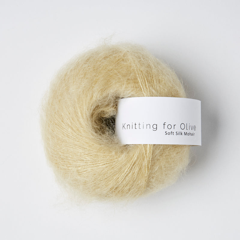 Knitting for Olive Soft Silk Mohair - Dusty Banana<br>