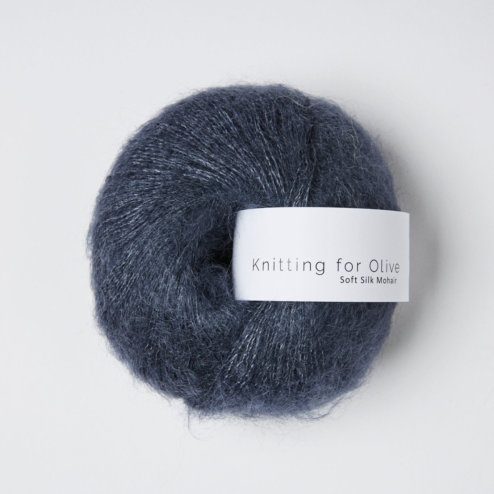 Knitting for Olive Soft Silk Mohair - Dusty Blue Whale<br>