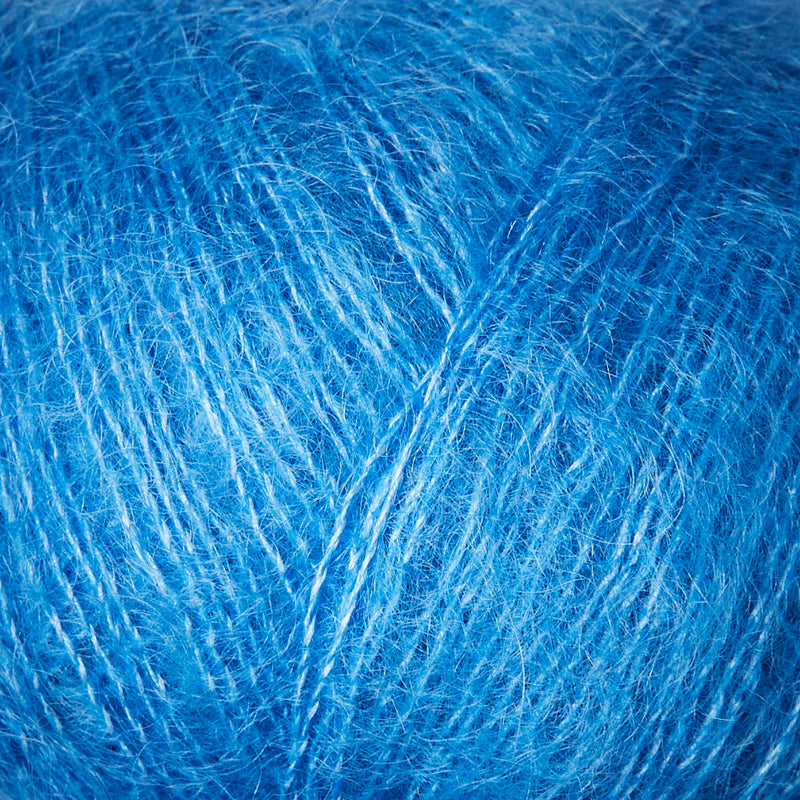 Knitting for Olive Soft Silk Mohair - Poppy Blue<br>