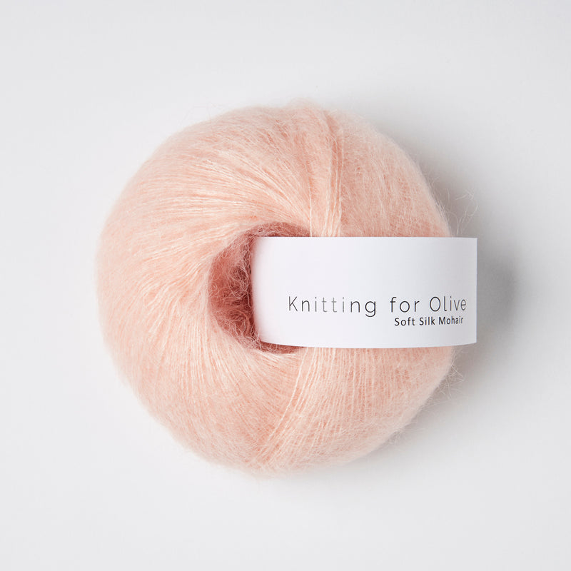 Knitting for Olive Soft Silk Mohair - Poppy Rose<br>