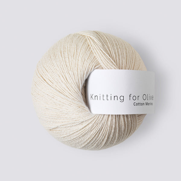 Knitting for Olive Cotton Merino - Cream<br>