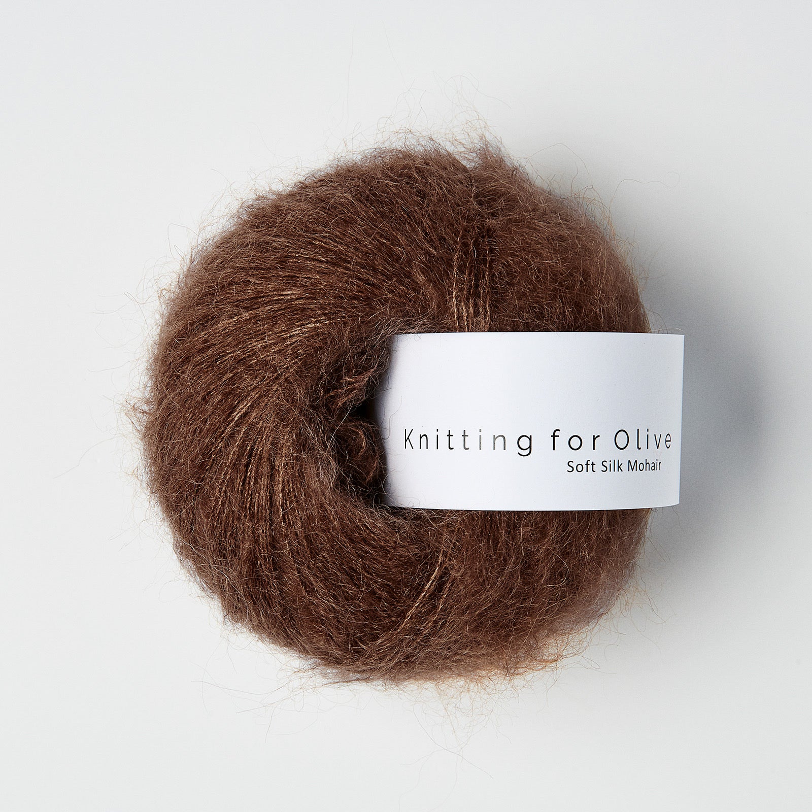 Knitting for Olive Soft Silk Mohair - Dark Cognac<br>