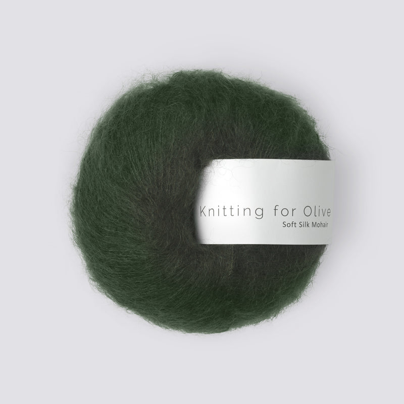 Knitting for Olive Soft Silk Mohair - Slate Green<br>