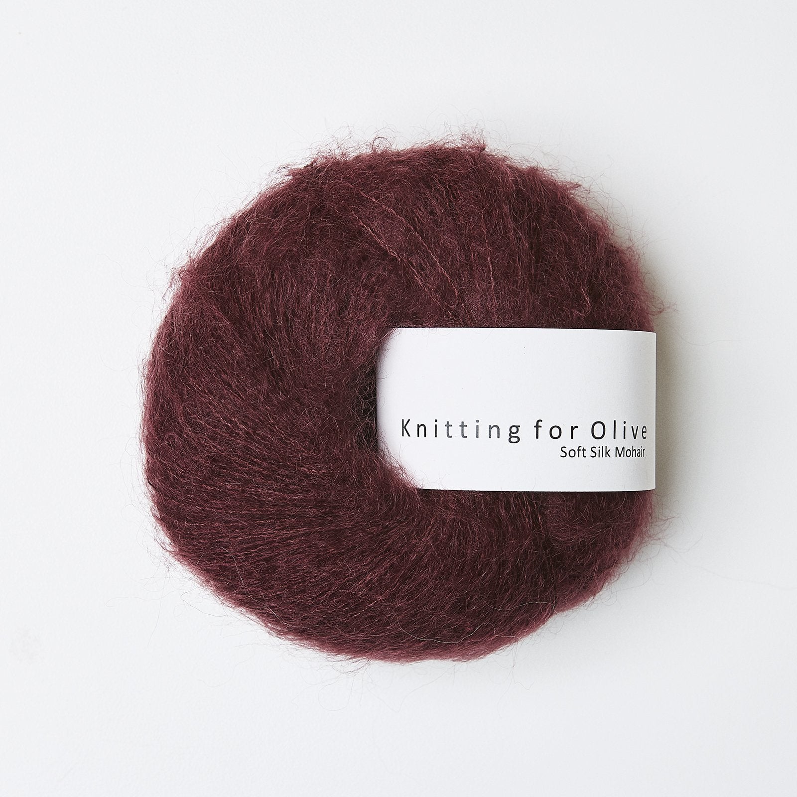 Knitting for Olive Soft Silk Mohair - Bordeaux<br>