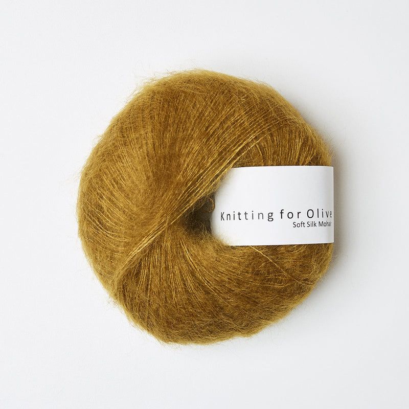 Knitting for Olive Soft Silk Mohair - Dark Mustard<br>