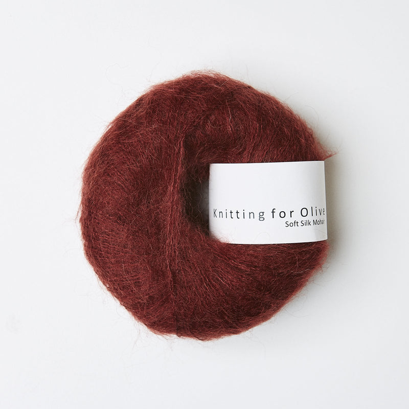 Knitting for Olive Soft Silk Mohair - Claret<br>