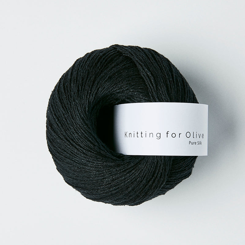 Knitting for Olive Pure Silk - Coal<br>