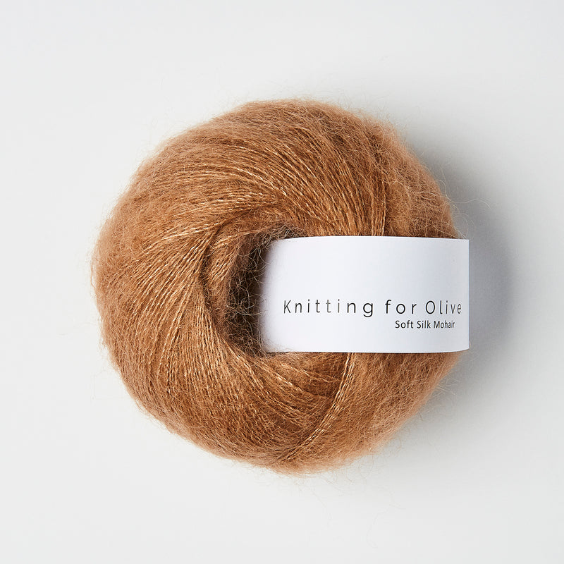 Knitting for Olive Soft Silk Mohair - Brown Nougat<br>